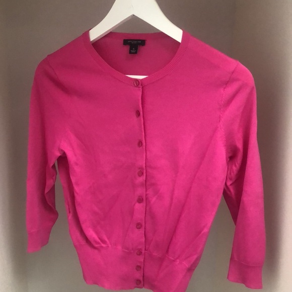 Ann Taylor pink cardigan - Picture 2 of 5